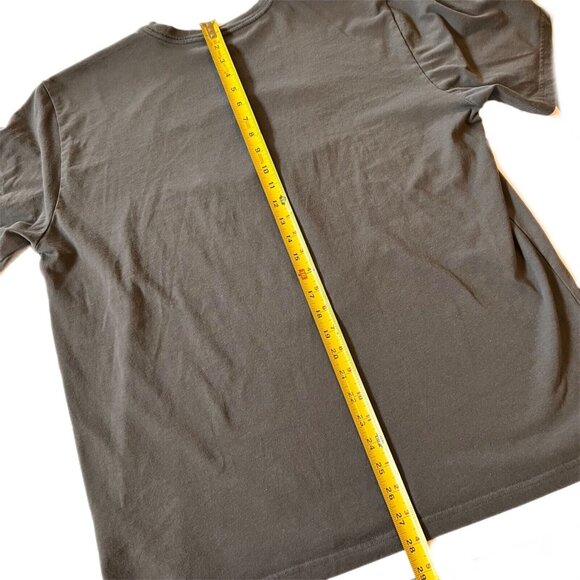 Nike Dri Fit T Shirt Just Do It Gray Green Spell Out Flames Splash Swoosh SZ XL - Picture 12 of 13